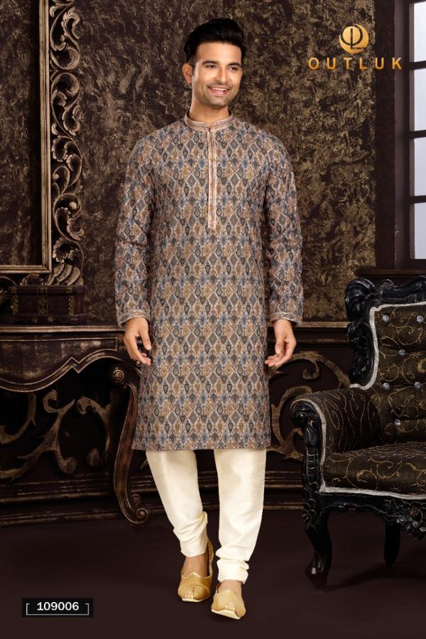 Outluk Vol 109 Ocassion Wear Mens Kurta With Pajama Collection